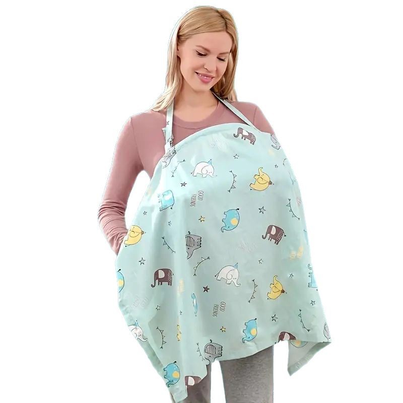Breathable Multi-Use Nursing Cover for Moms On-the-Go