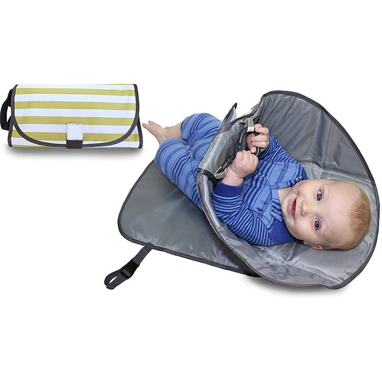 Foldable Diaper Changing Pad Clutch for On-the-Go Parents