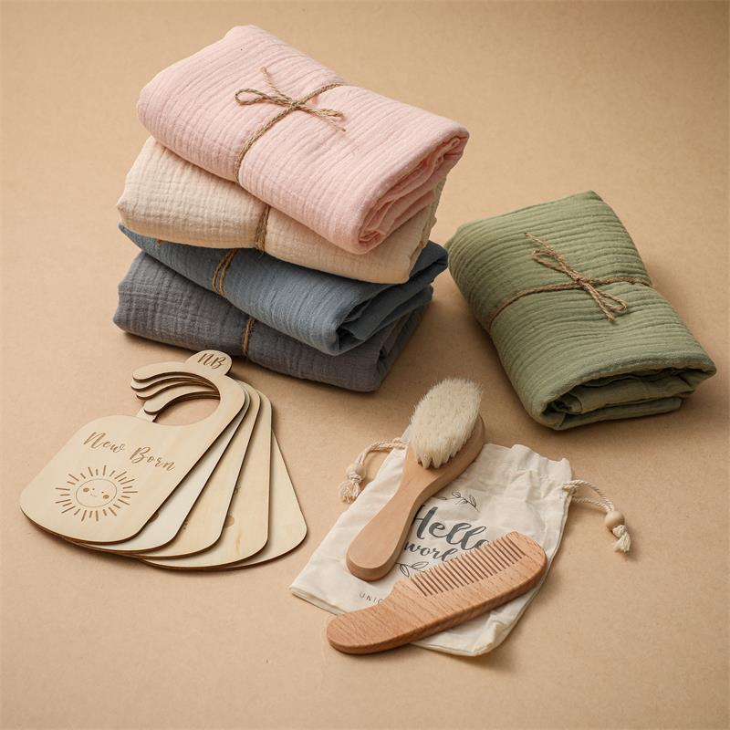 Baby Welcome Set Soft Towel & Gentle Brush