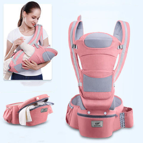 Ergonomic Baby Carrier with Hip Seat for Easy Carrying