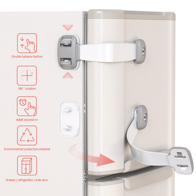 Easy Baby Safety Locks for Cabinets and Drawers
