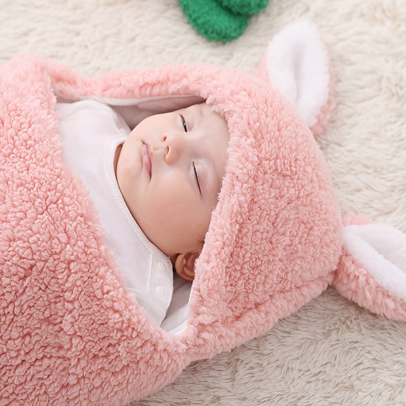 Warm Fleece Baby Swaddle Blanket for Peaceful Sleep
