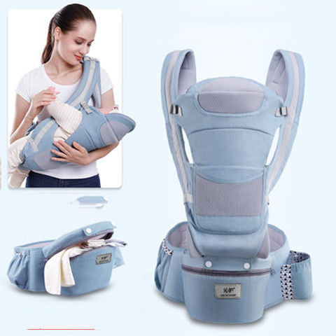 Ergonomic Baby Carrier with Hip Seat for Easy Carrying