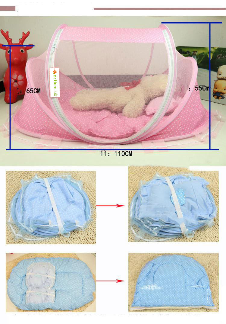 CozyShield Foldable Baby Bed Net