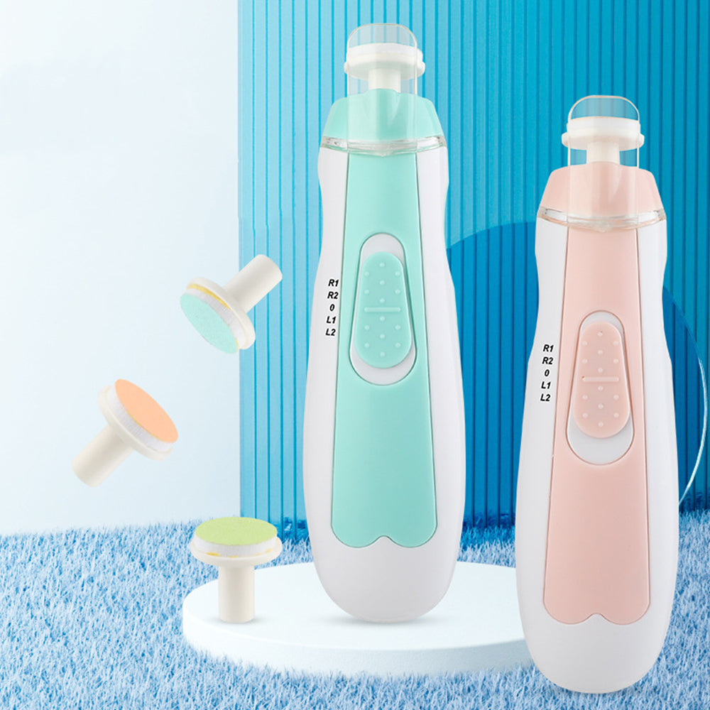Gentle Electric Baby Nail Care Kit for Tiny Fingers