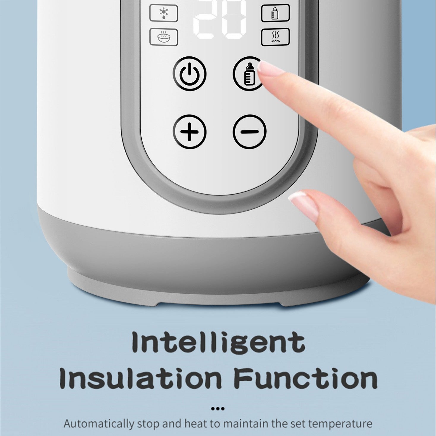 2-in-1 Baby Milk Warmer and Sterilizer for Easy Feeding