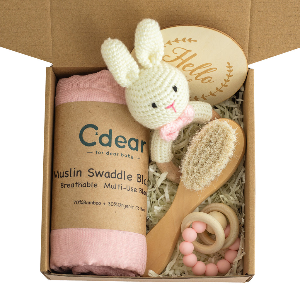Baby Teething Toy Gift Set for Happy, Soothing Relief