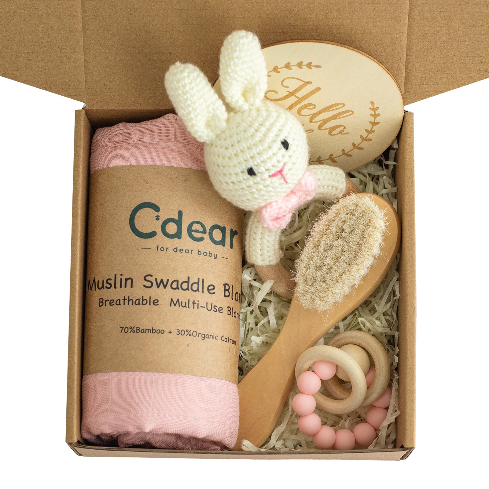 Baby Teething Toy Gift Set for Happy, Soothing Relief