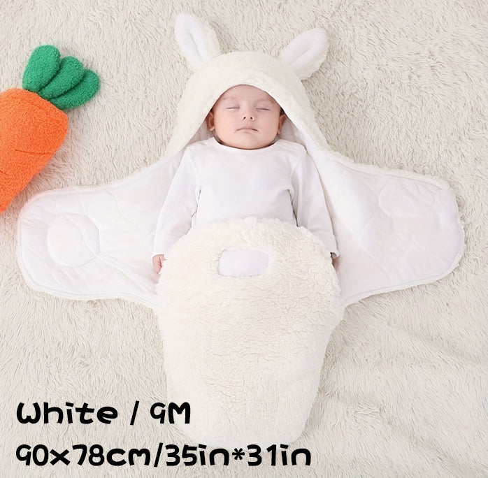 Warm Fleece Baby Swaddle Blanket for Peaceful Sleep