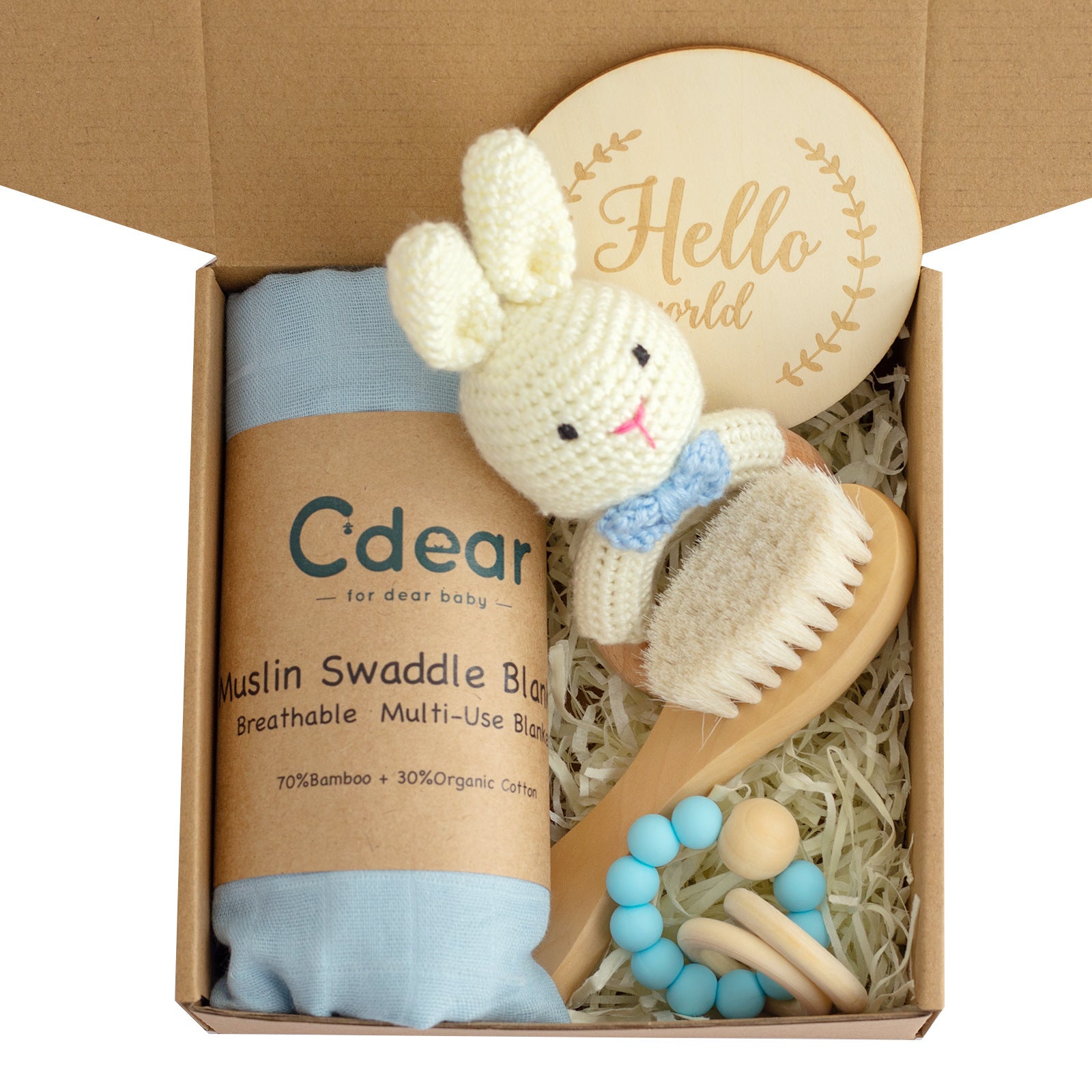 Baby Teething Toy Gift Set for Happy, Soothing Relief