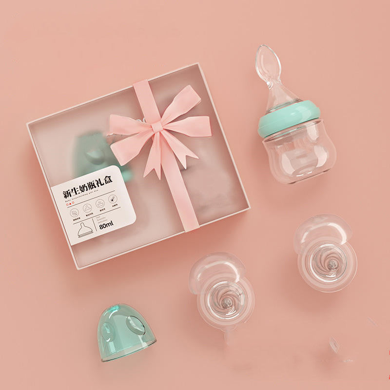 Gentle Feeding Spoon Bottle for Easy Baby Mealtimes