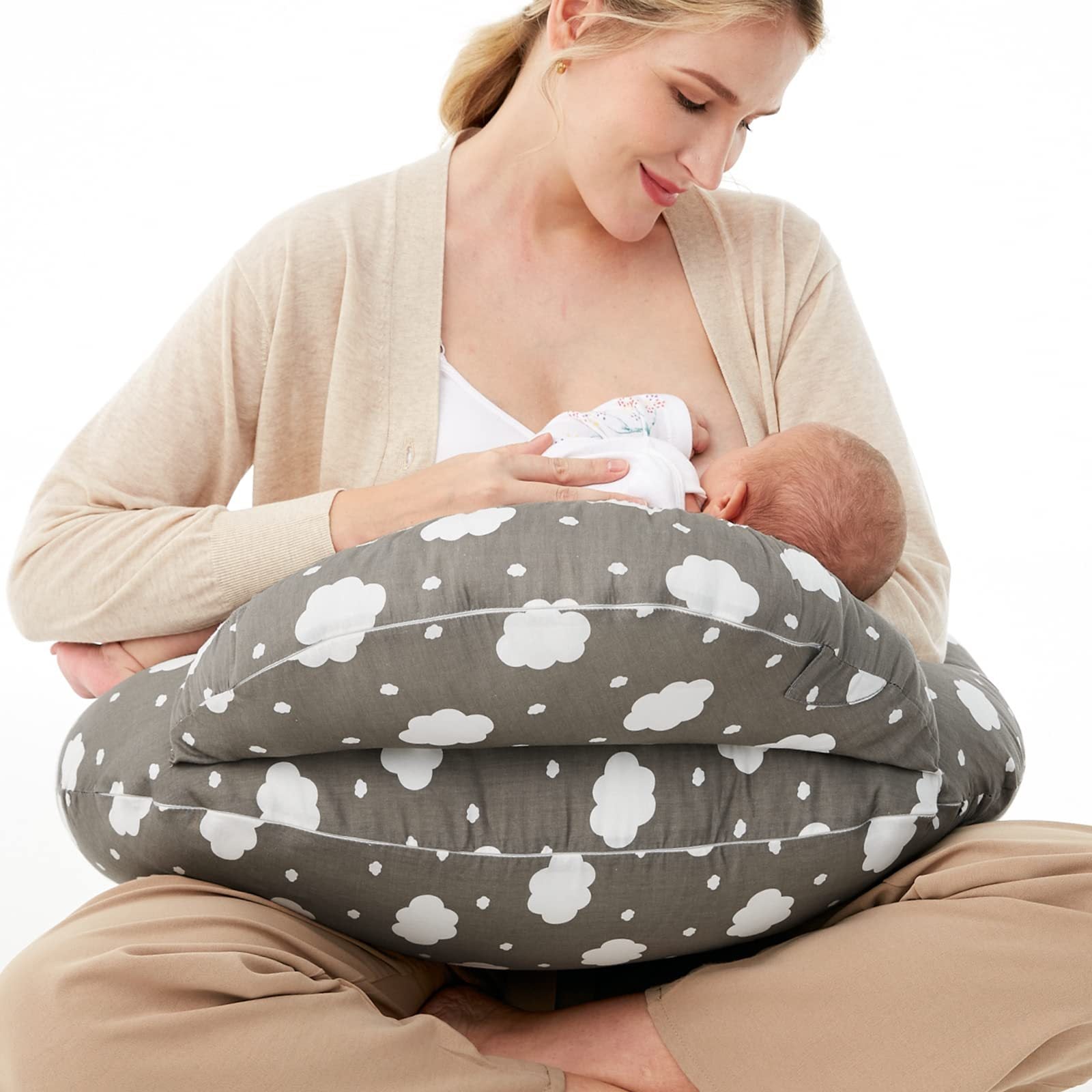 Comfy Nursing Support Pillow for Mom and Baby
