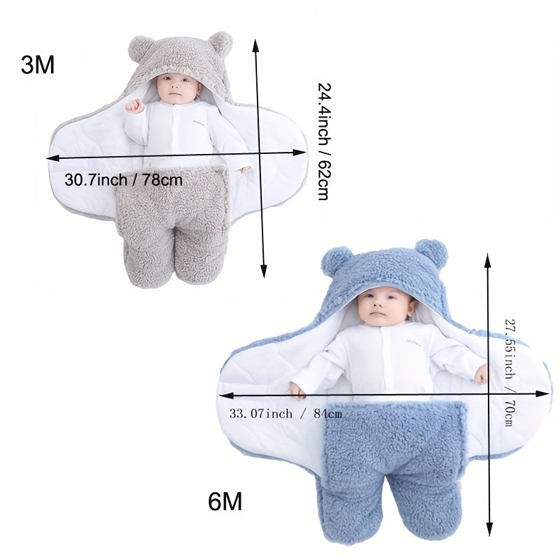 Soft Bear Nap Sleeping Bag for Cozy Baby Comfort