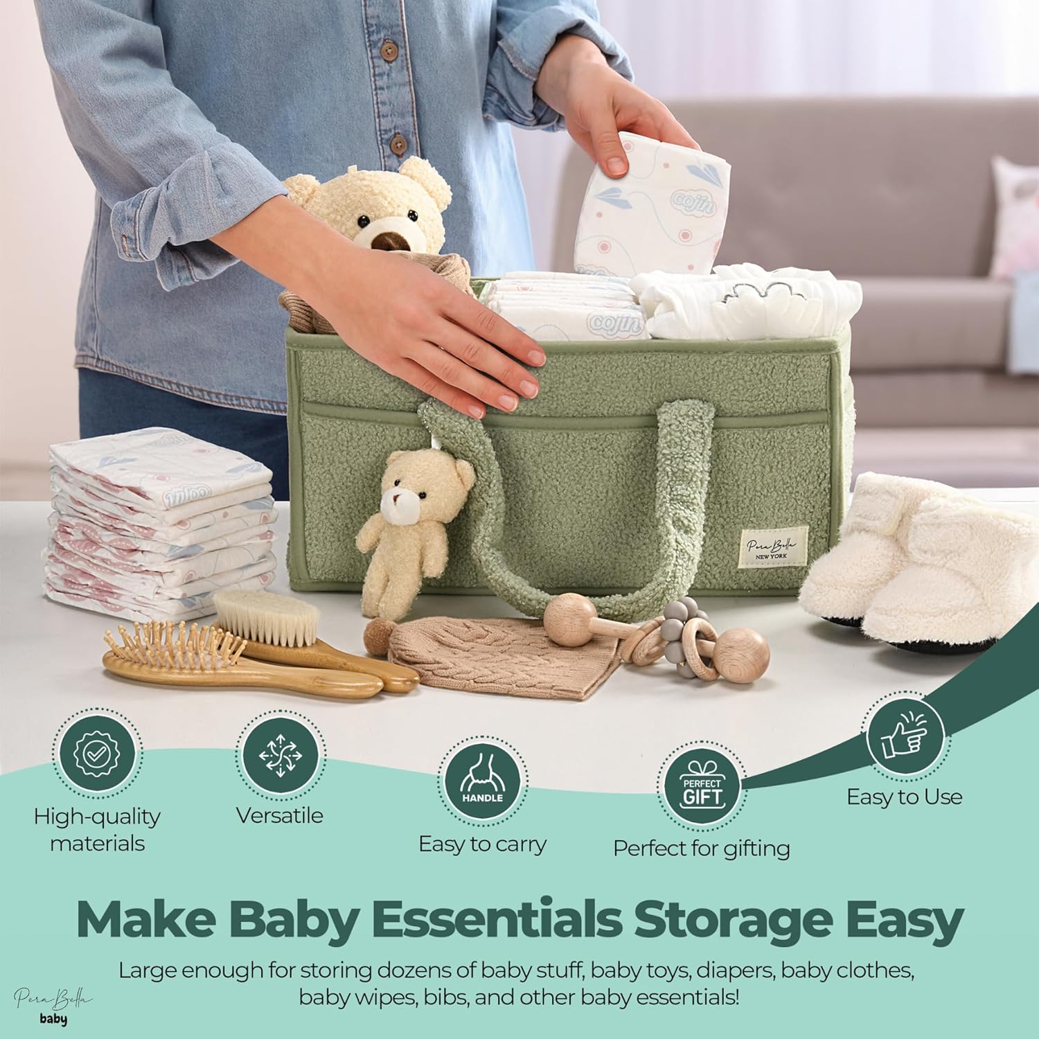 Cute Diaper Caddy for Easy Baby Care