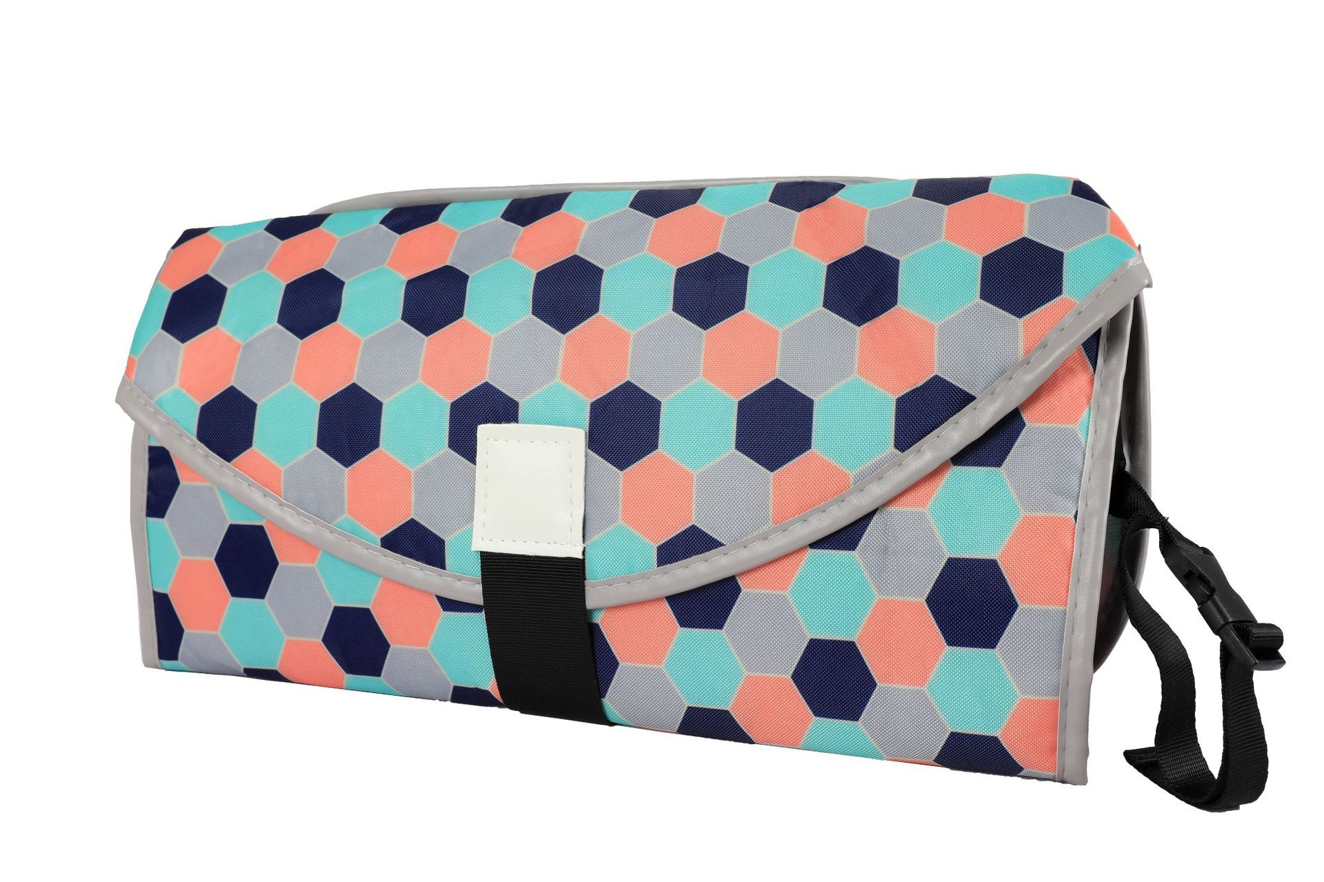 Foldable Diaper Changing Pad Clutch for On-the-Go Parents