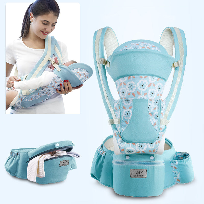 Ergonomic Baby Carrier with Hip Seat for Easy Carrying