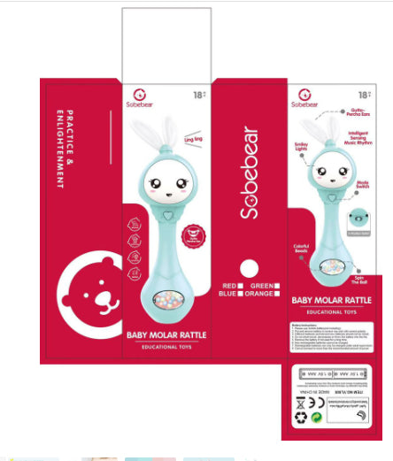 Chewable Baby Teething Toy for Comfort and Play