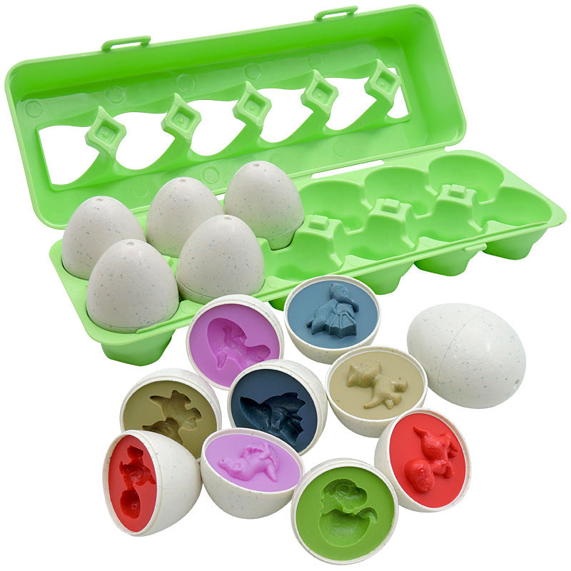 Montessori Egg Toy for Shape and Color Learning