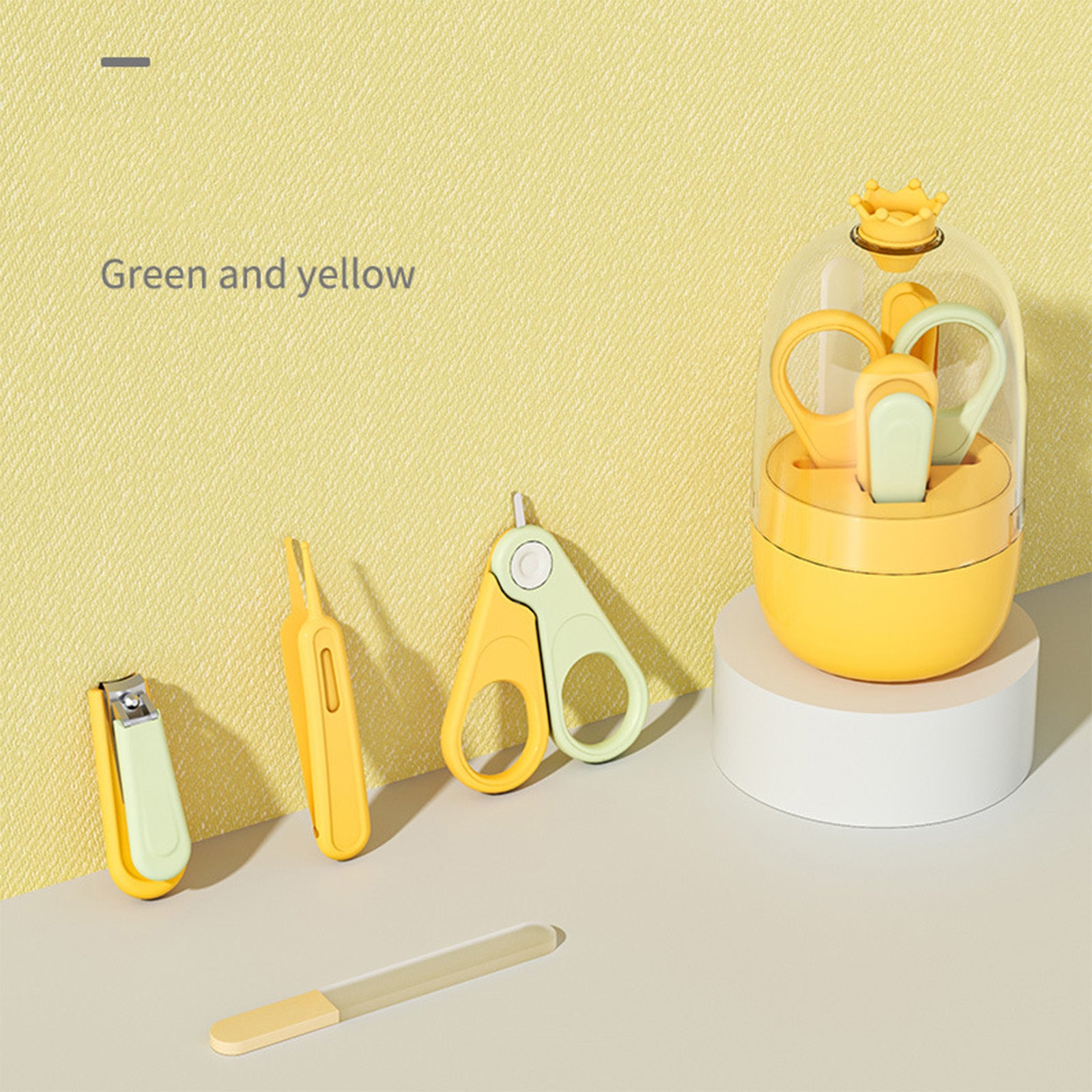 Cute 4-in-1 Baby Nail Care Kit for Safe Grooming