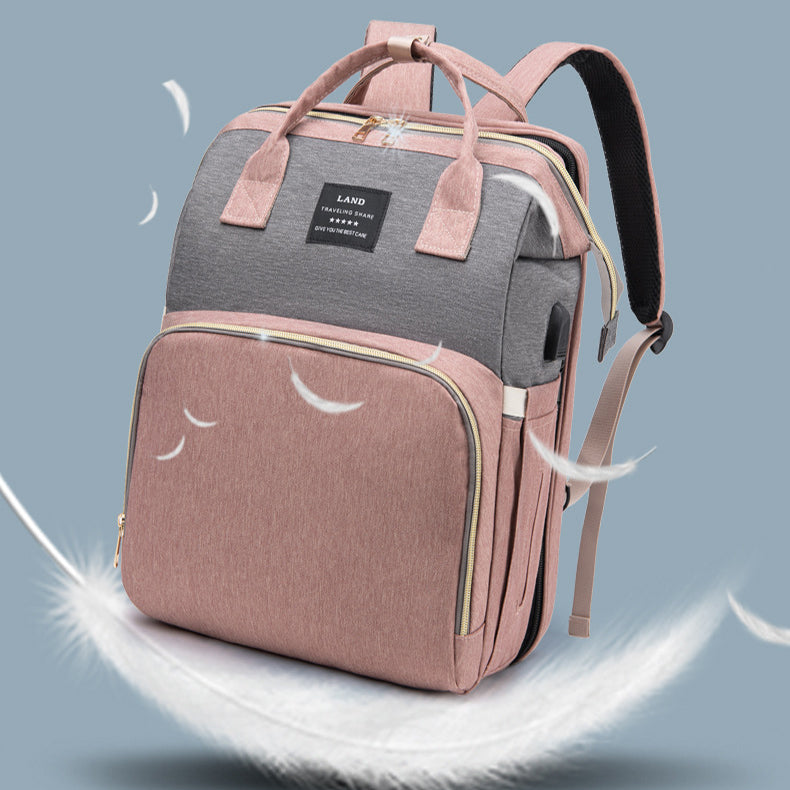 Stylish Mommy Diaper Bag Backpack for Easy Travel and Care