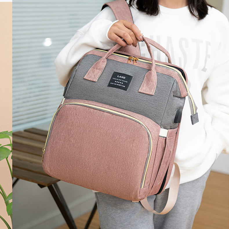 Stylish Mommy Diaper Bag Backpack for Easy Travel and Care