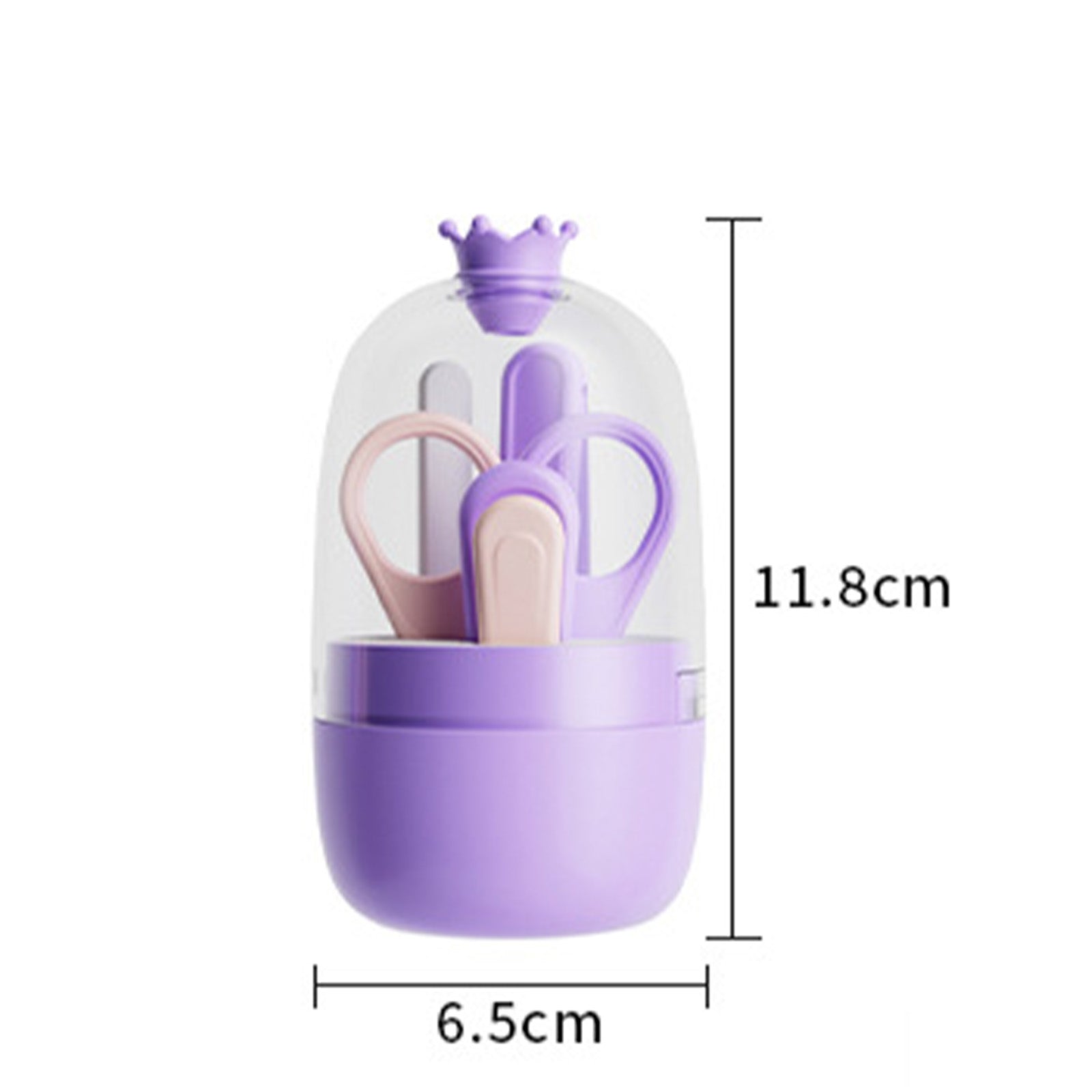 Cute 4-in-1 Baby Nail Care Kit for Safe Grooming