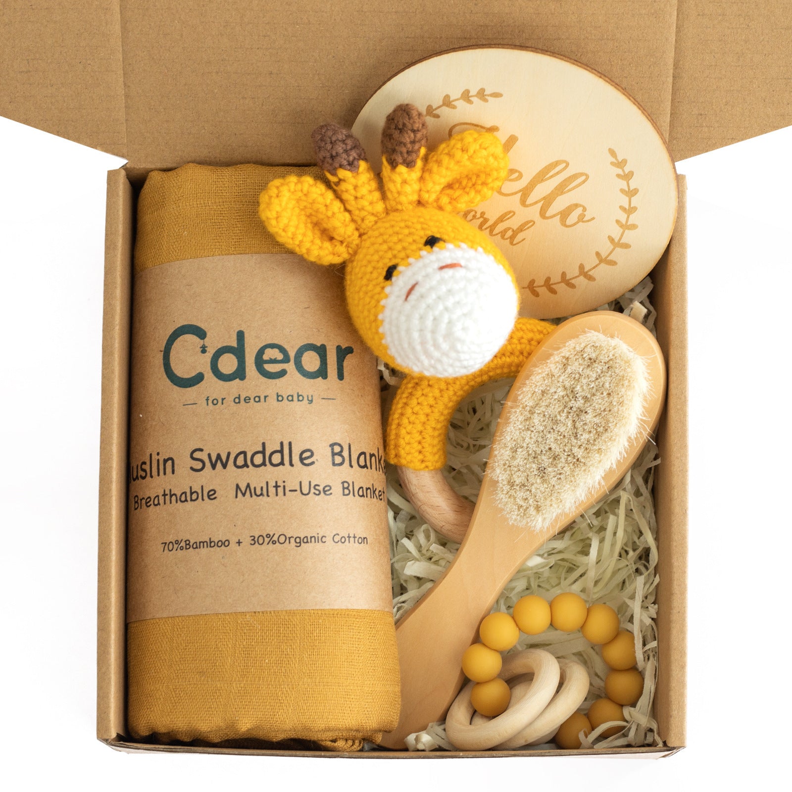 Baby Teething Toy Gift Set for Happy, Soothing Relief