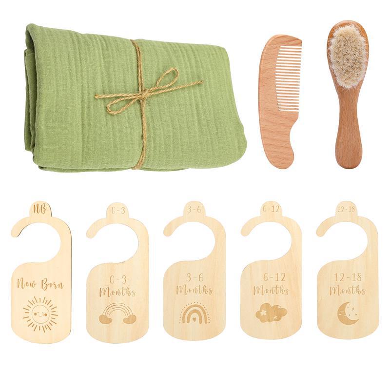 Baby Welcome Set Soft Towel & Gentle Brush