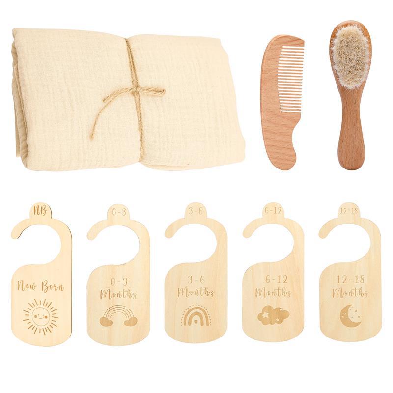 Baby Welcome Set Soft Towel & Gentle Brush