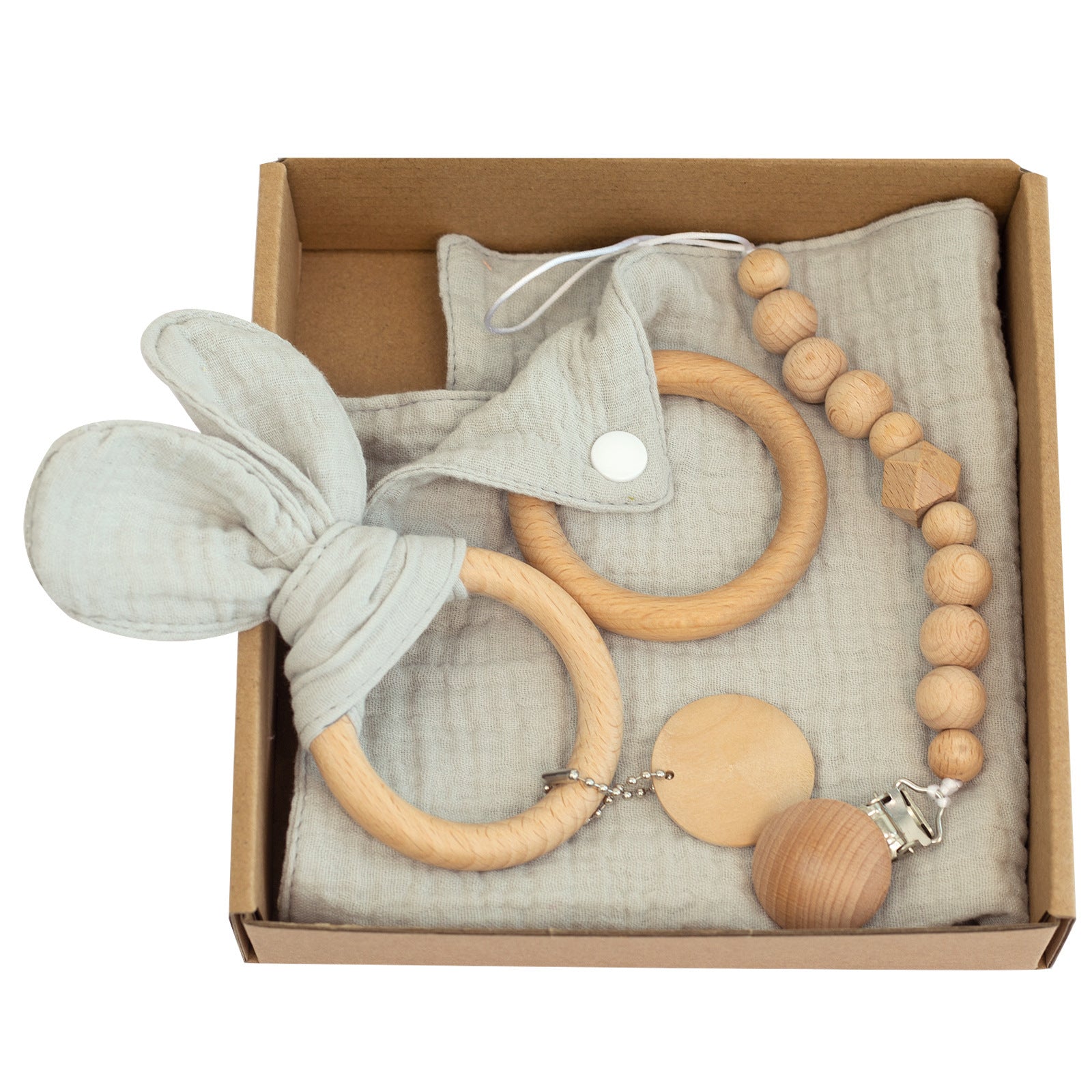 Baby Teething Toy Gift Set for Happy, Soothing Relief