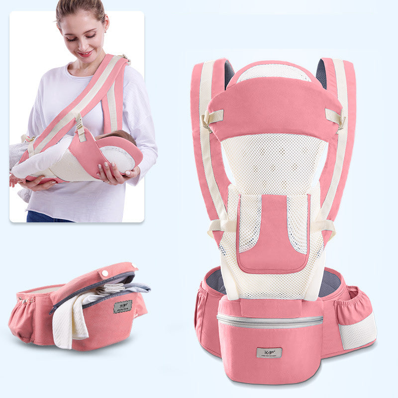 Ergonomic Baby Carrier with Hip Seat for Easy Carrying