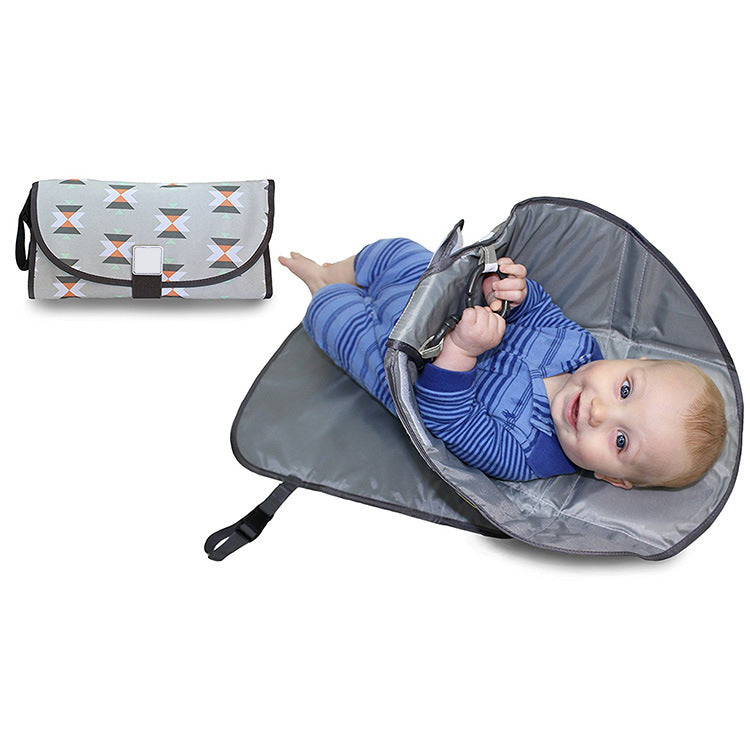Foldable Diaper Changing Pad Clutch for On-the-Go Parents