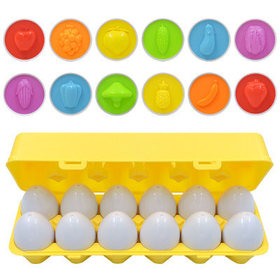 Montessori Egg Toy for Shape and Color Learning