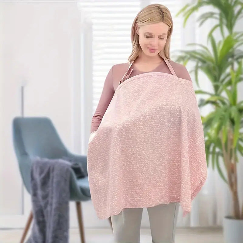 Breathable Multi-Use Nursing Cover for Moms On-the-Go