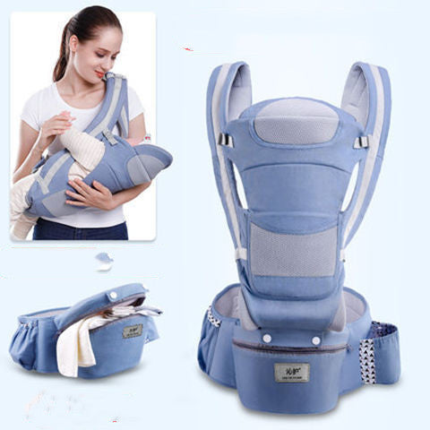 Ergonomic Baby Carrier with Hip Seat for Easy Carrying