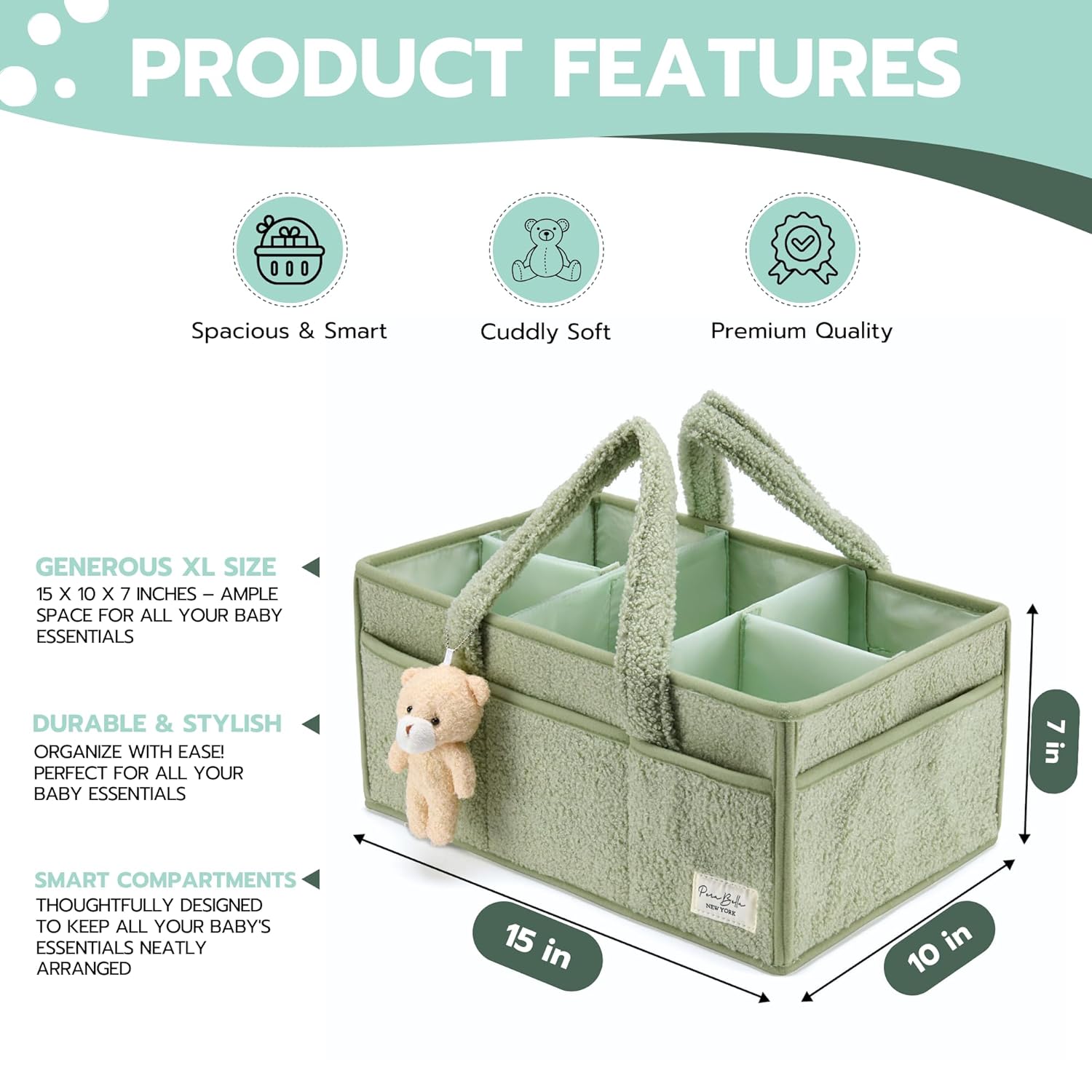 Cute Diaper Caddy for Easy Baby Care