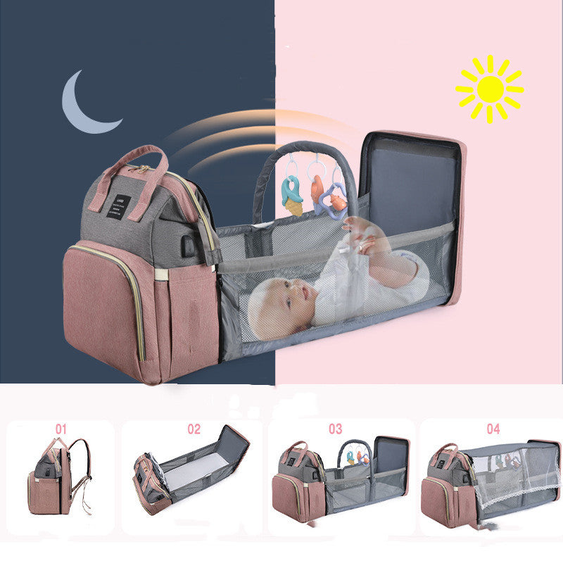 Stylish Mommy Diaper Bag Backpack for Easy Travel and Care
