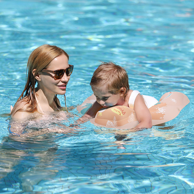 Sunny Swan Baby Swim Ring with Sunshade Fun