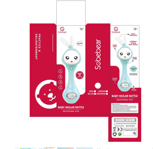 Chewable Baby Teething Toy for Comfort and Play