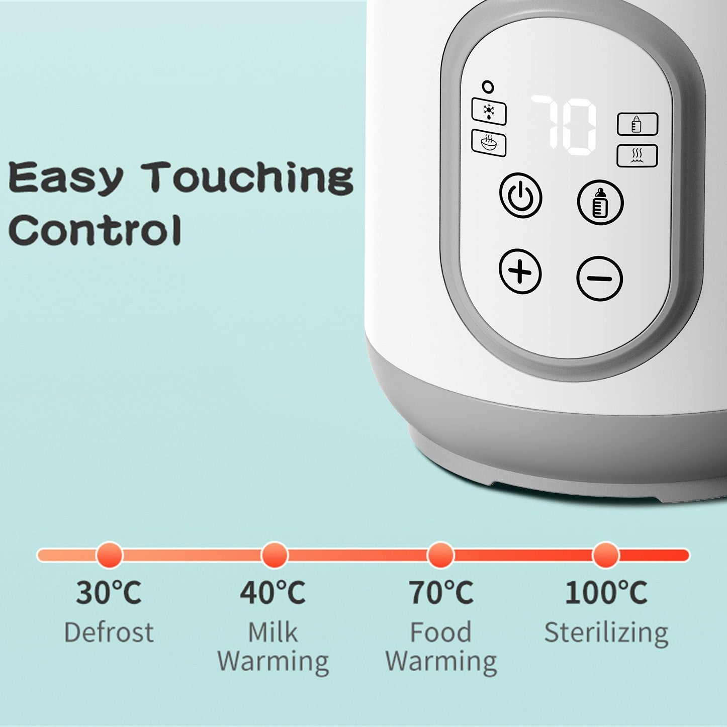 2-in-1 Baby Milk Warmer and Sterilizer for Easy Feeding