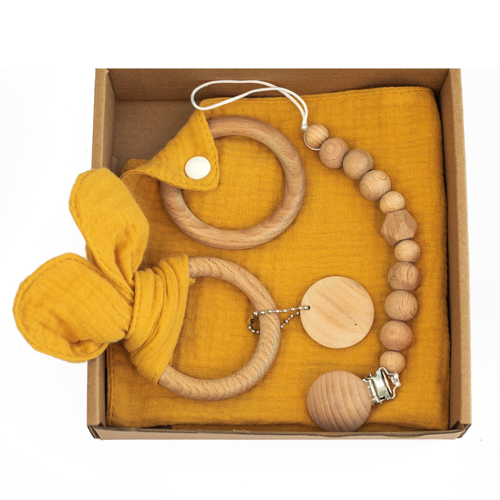 Baby Teething Toy Gift Set for Happy, Soothing Relief