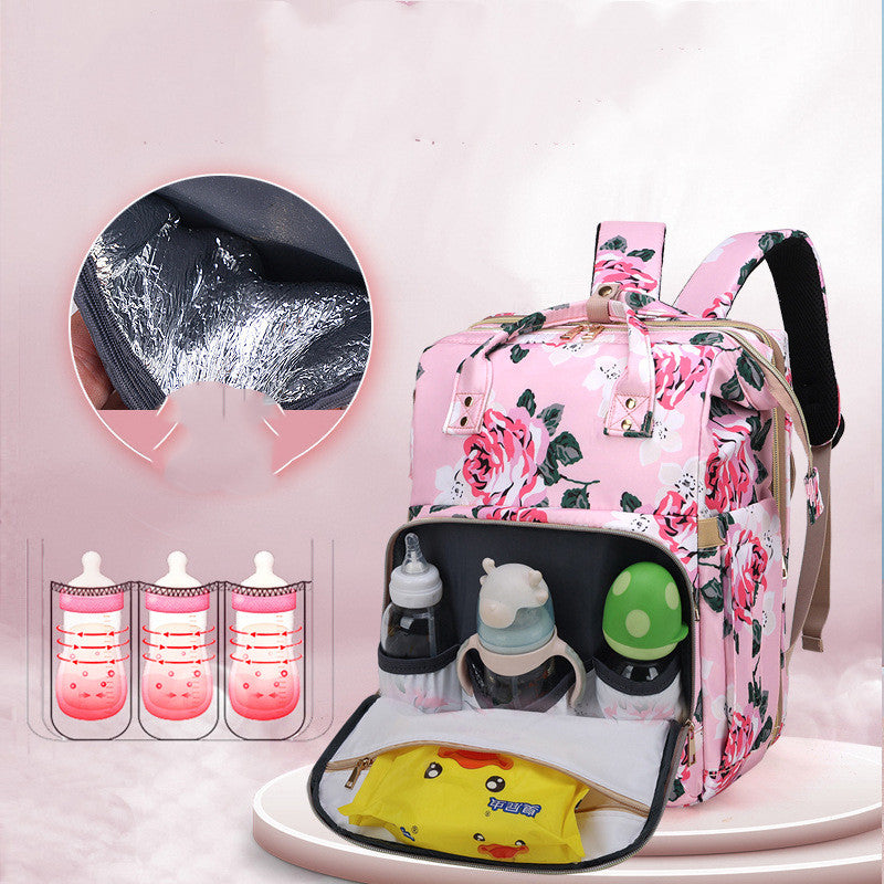 Mosquito Proof Mommy Bag with Spacious Foldable Design