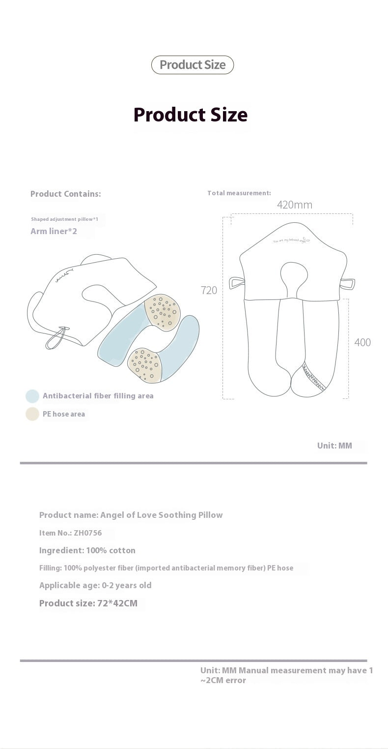 Soft Baby Support Pillow for Happy Rest