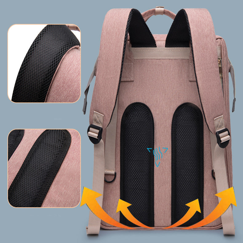 Stylish Mommy Diaper Bag Backpack for Easy Travel and Care