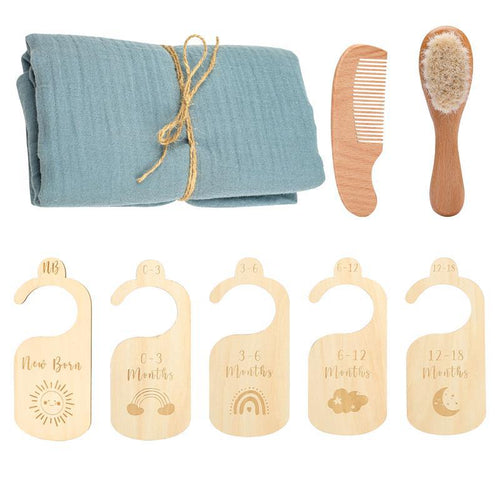 Baby Welcome Set Soft Towel & Gentle Brush