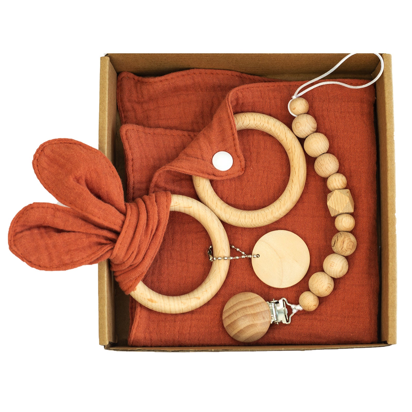 Baby Teething Toy Gift Set for Happy, Soothing Relief