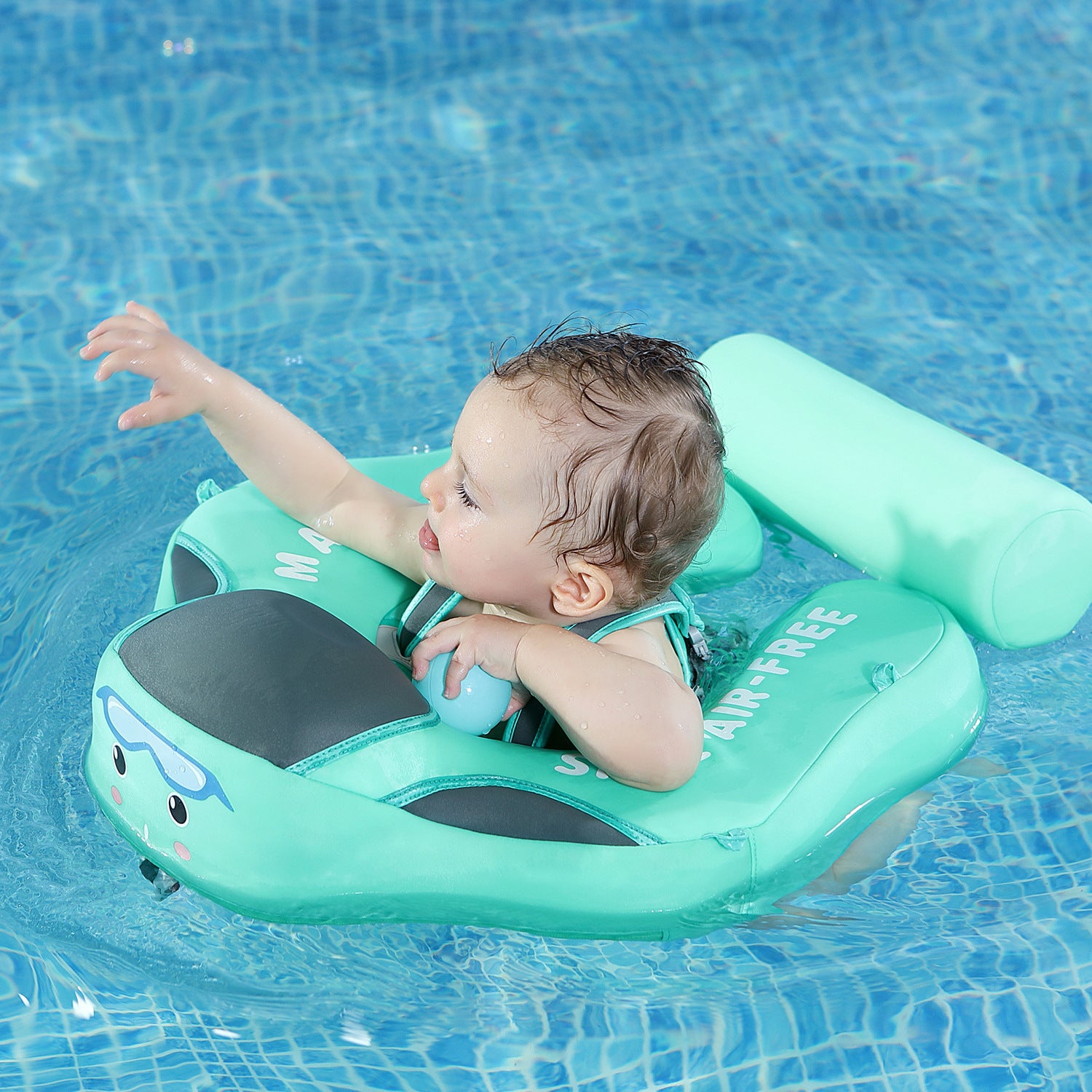 Easy-Fit Baby Swim Collar for Safe Water Fun